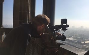 Dreharbeiten für die Sendung 'kreuz und quer' im Linzer Mariendom